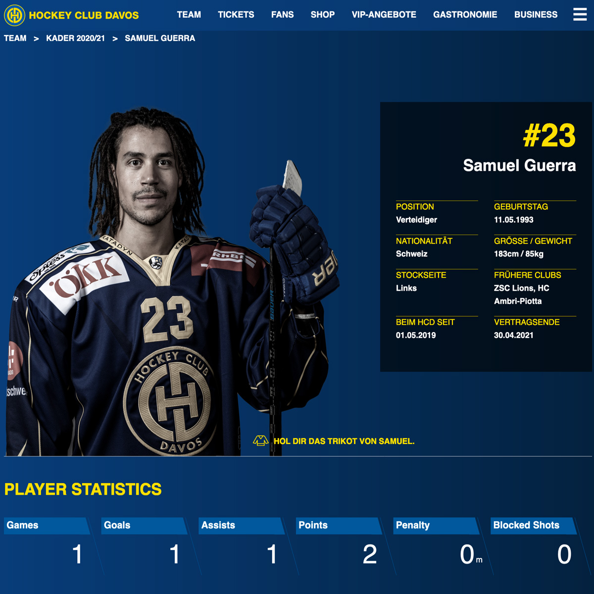 Spieler HC Davos