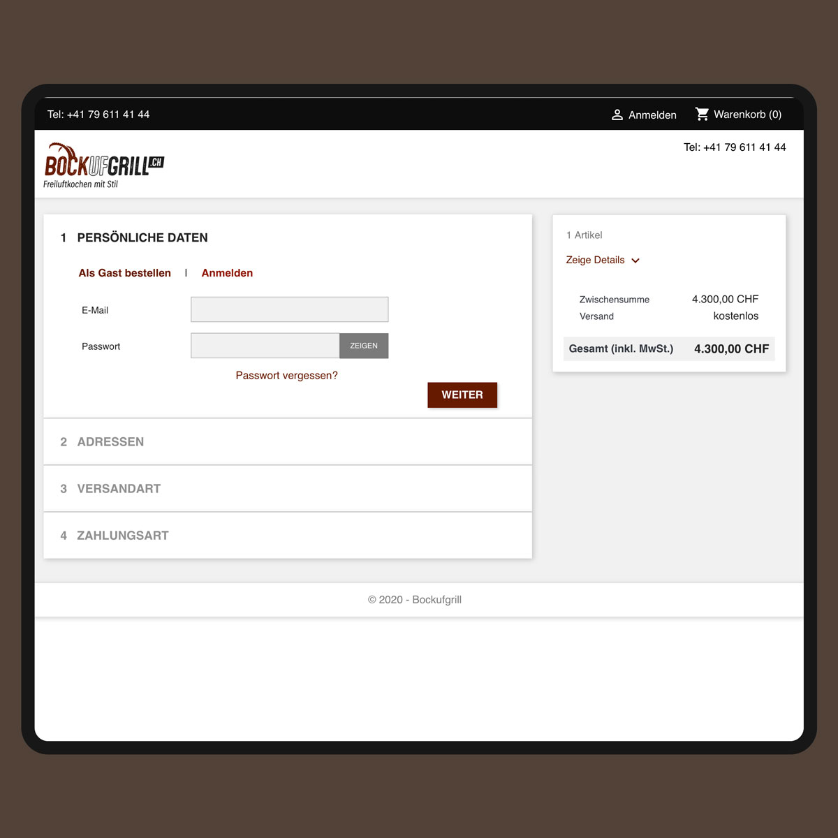 Grill online shoppen