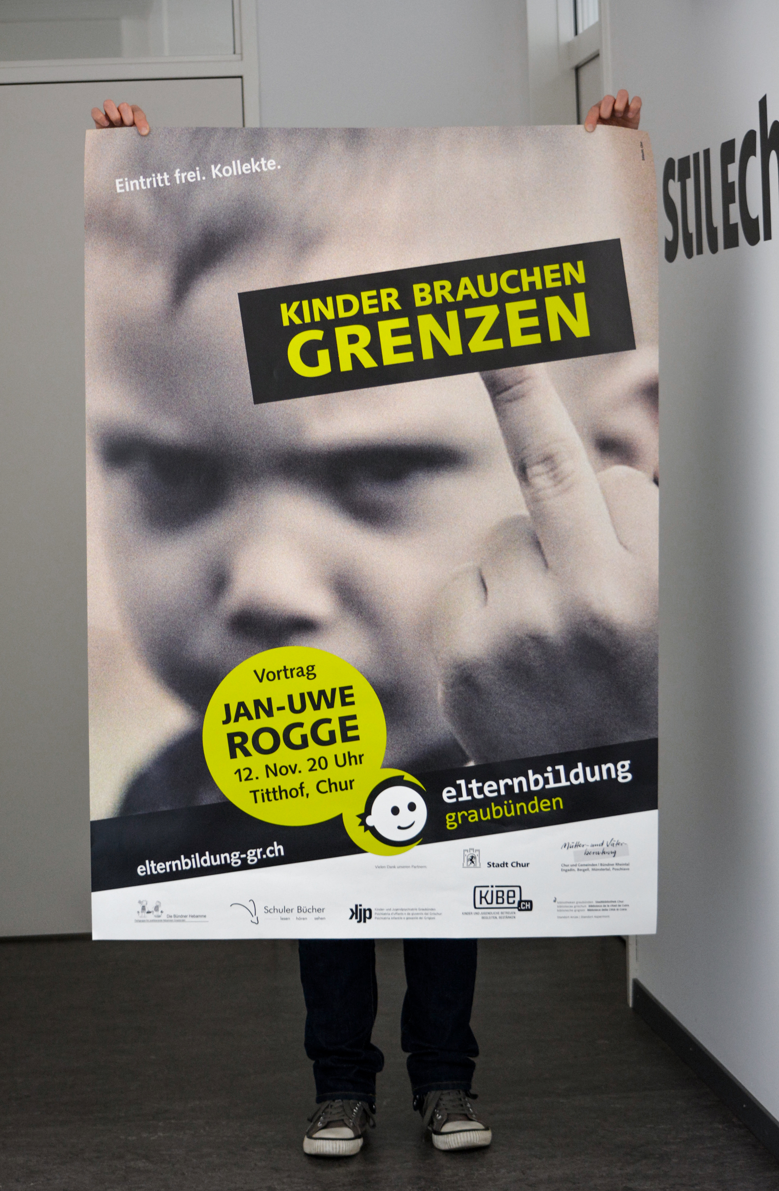 Plakat Kinder brauchen Grenzen