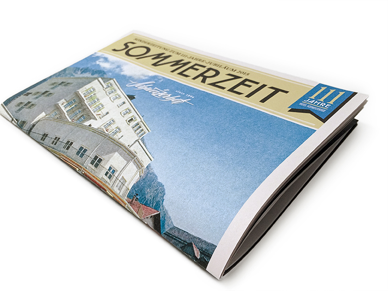 Zeitung Hotel Schweizerhof, Lenzerheide