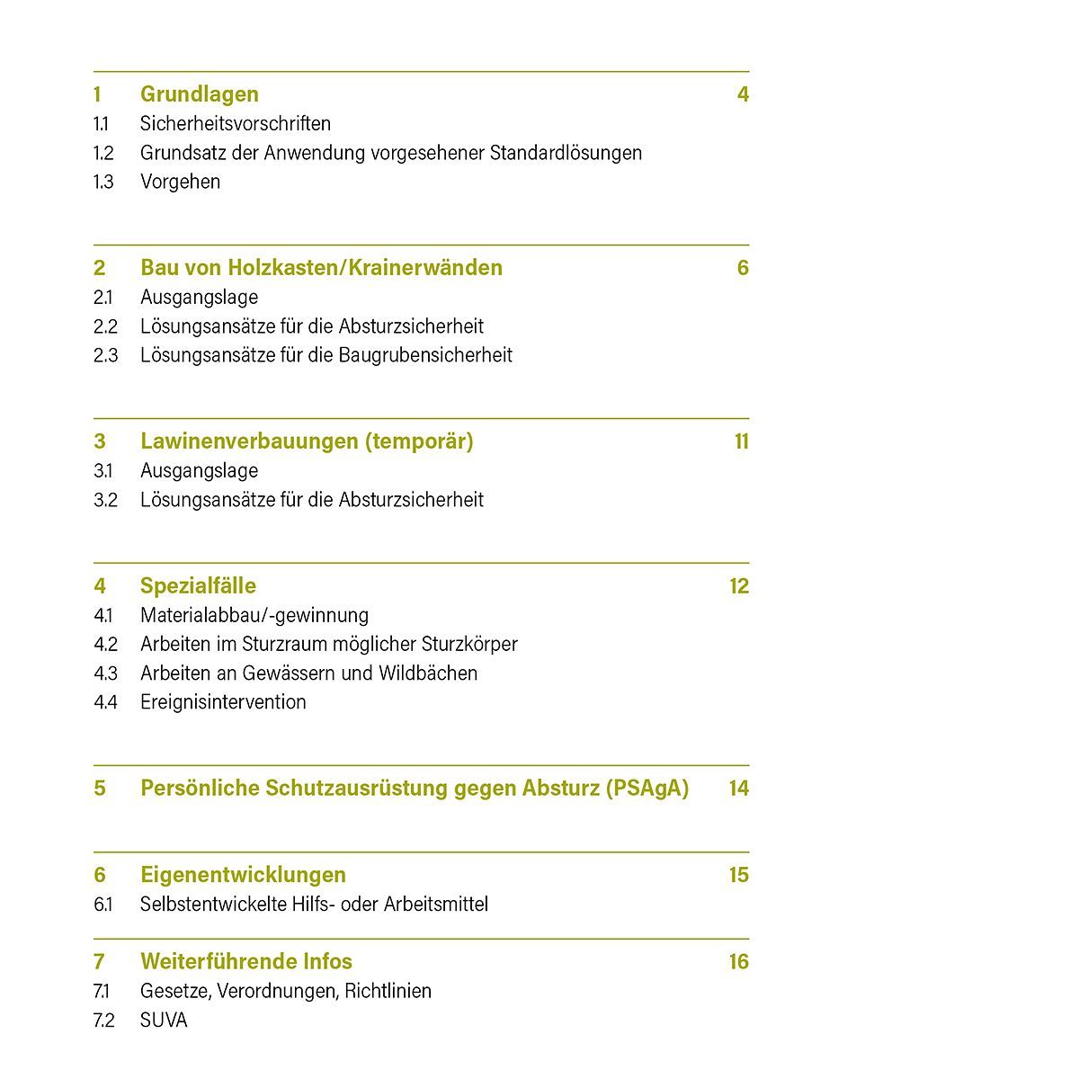 Leitfaden Baustellensicherheit